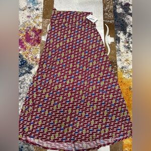 Lularoe Stylish Multicolor Patterned Skirt